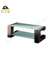 C字型客廳主桌-黑色不銹鋼電鍍(CT-C01BLC) 